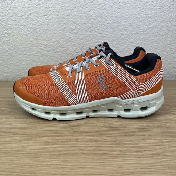 On Shoes Men’s Size 11 Cloudgo Turmeric Aloe Orange Mesh Running Sneakers - Picture 2 of 9